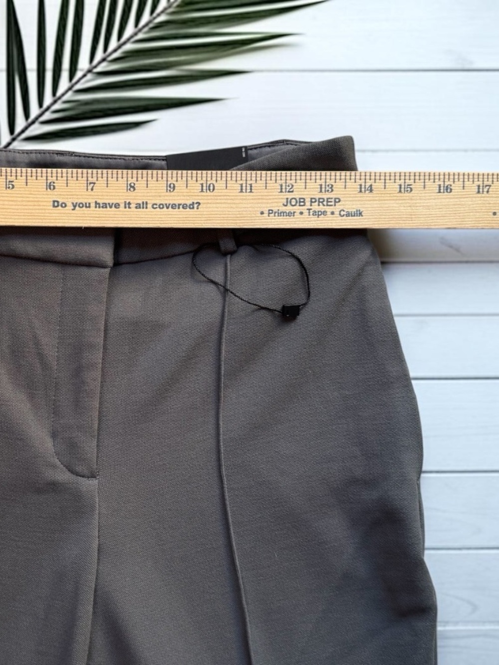 Express High Rise Flare Dress Pants Gray NWT Women’s Size 6R - Picture 4 of 9